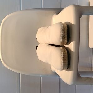 James Perse White espadrilles